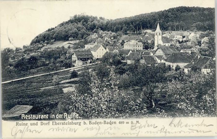 Ebersteinburg bei Baden- Baden