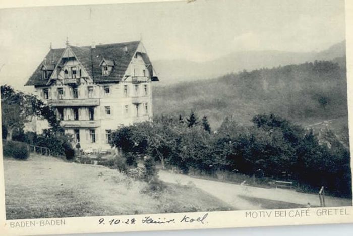 BADEN-BADEN BW Cafe Gretel