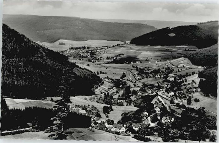 Baiersbronn Schwarzwald Baiersbronn Fliegeraufnahme