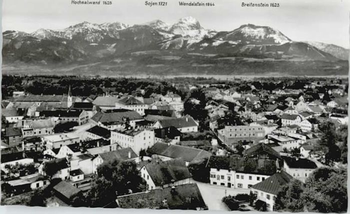 Bad Aibling Fliegeraufnahme Hochsalwand Sojen Wende