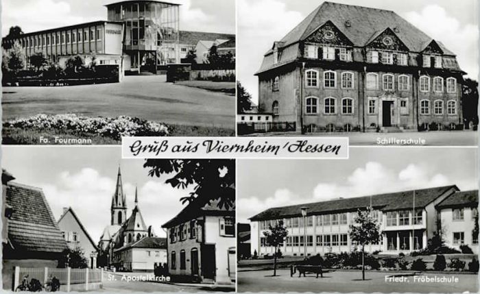 Viernheim Firma Fourmann St Apostelkirche Fröbels