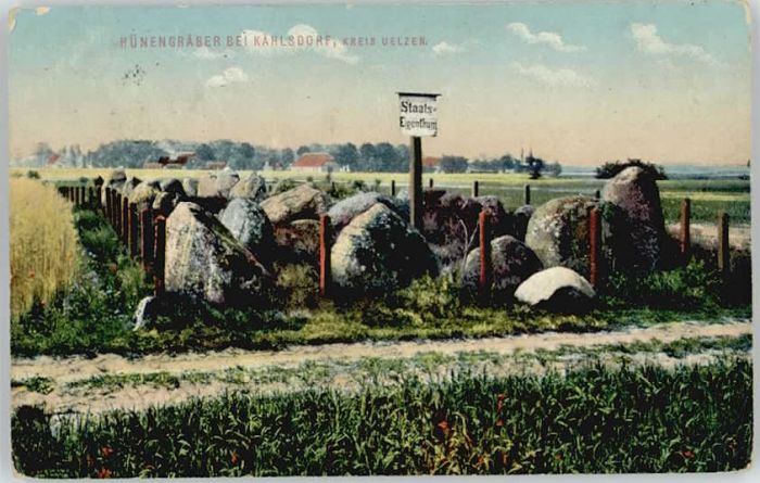 Uelzen Lueneburger Heide Uelzen Künstlerkarte Kählsdorf Hünengrä