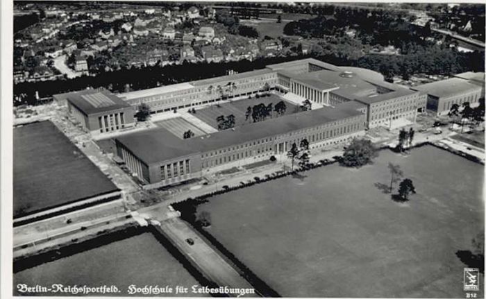BERLIN  CITY Fliegeraufnahme Reichssportfeld