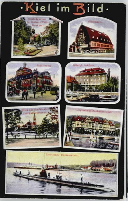 Kiel Unterseeboot Stadttheater