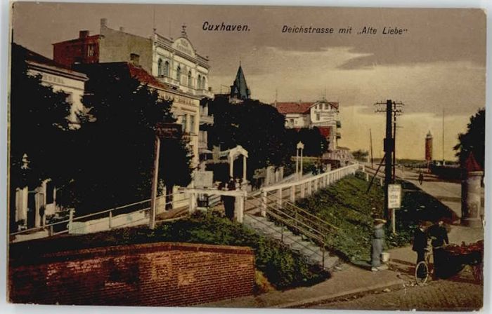 Cuxhaven Nordseebad Cuxhaven Deichstrasse Alte Liebe