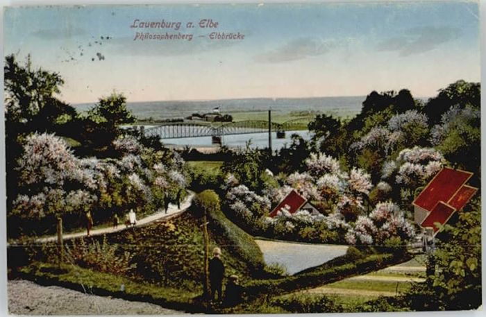 Lauenburg Elbe Philosophenberg Elbbrücke
