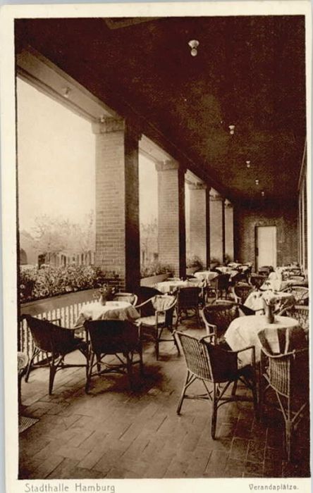 Hamburg Stadthalle Veranda
