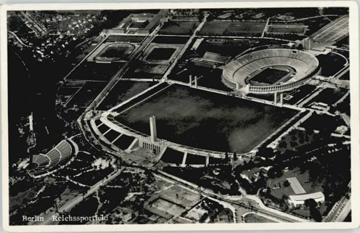 BERLIN  CITY Fliegeraufnahme Reichssportfeld Olympia Stadion