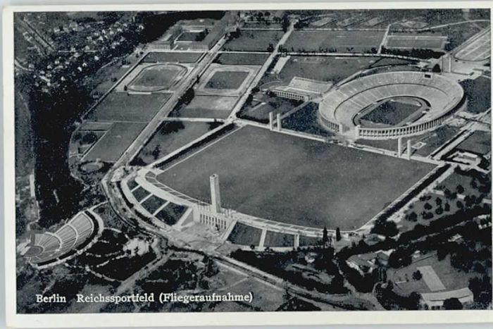BERLIN  CITY Fliegeraufnahme Reichssportfeld Olympia Stadion