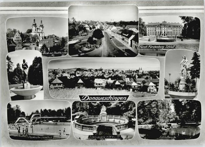 Donaueschingen Fürstenberg Schloss Schlosspark