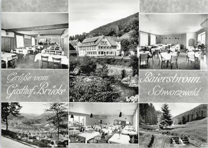Baiersbronn Schwarzwald Baiersbronn Gasthof Brücke
