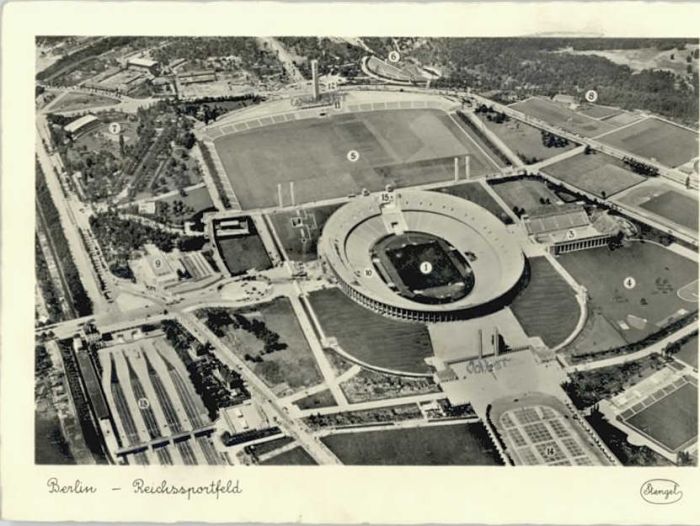 BERLIN  CITY Fliegeraufnahme Reichssportfeld Olympia Stadion