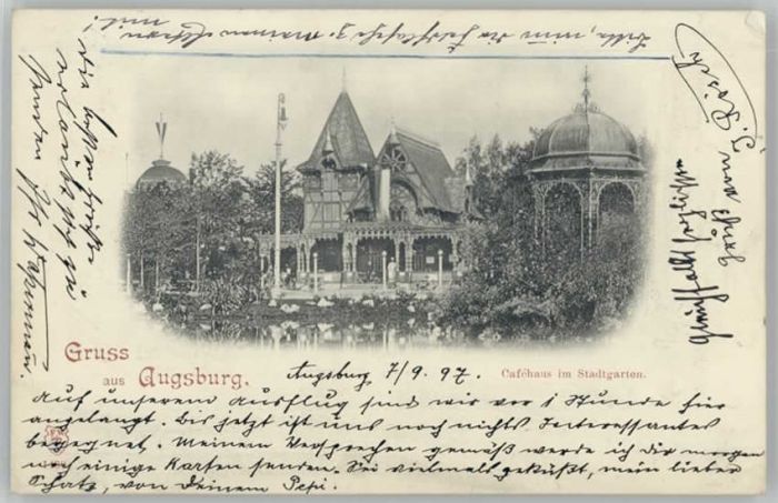 Augsburg Cafehaus Stadtgarten