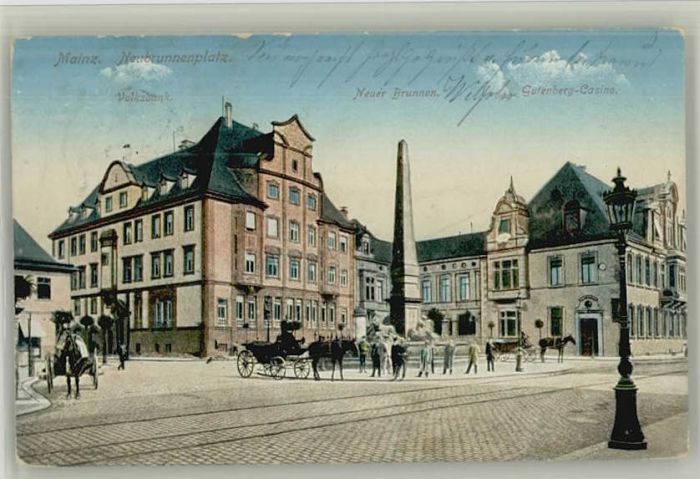 Mainz Rhein Mainz Neubrunnenplatz