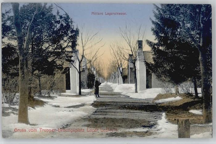 Graben Lechfeld Truppenübungsplatz Lager Lechfeld