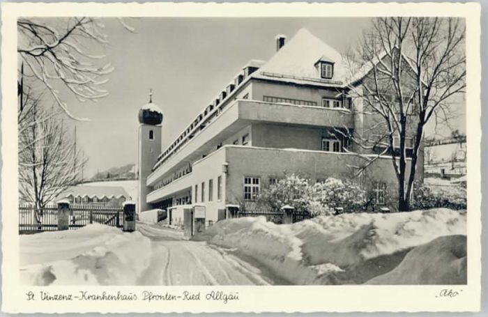 Pfronten Ostallgaeu Bayern St Vinzenz Krankenhaus