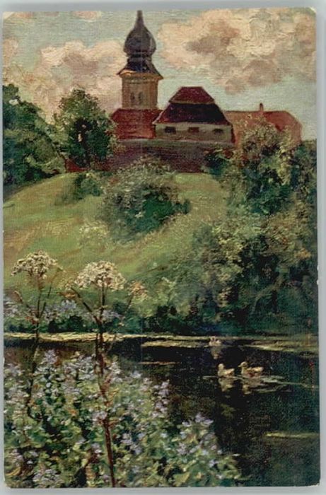 Stuttgart [Stempelabschlag] Künstlerkarte