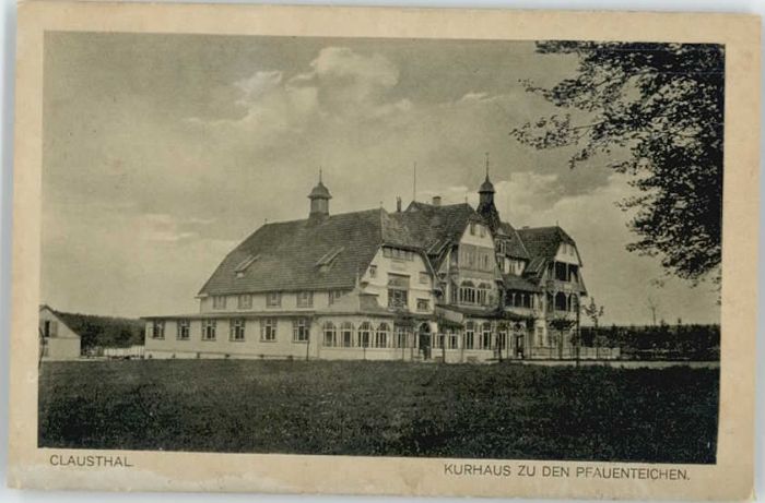 Clausthal-Zellerfeld Goslar Niedersachsen Kurhaus Pfauenteichen