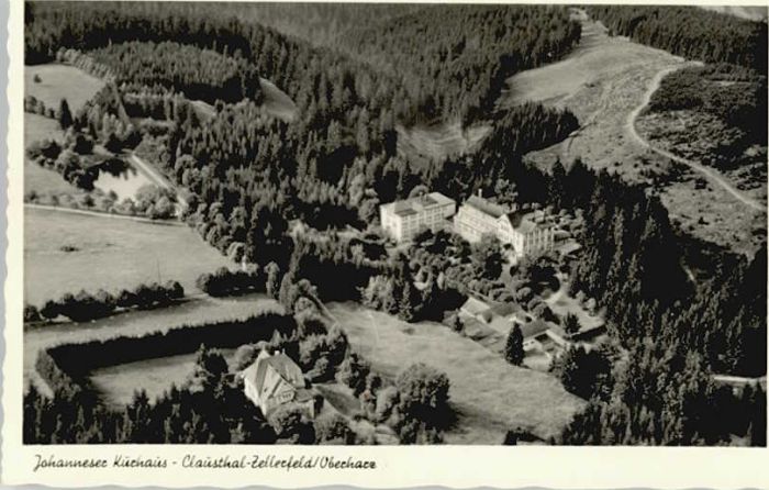 Clausthal-Zellerfeld Goslar Niedersachsen Johanneser Kurhaus Fliegeraufnahme