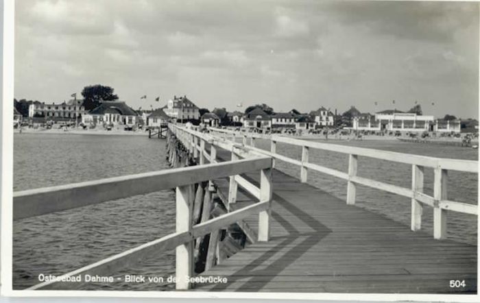 Dahmeshoeved Holstein Dahme Holstein Seebrücke