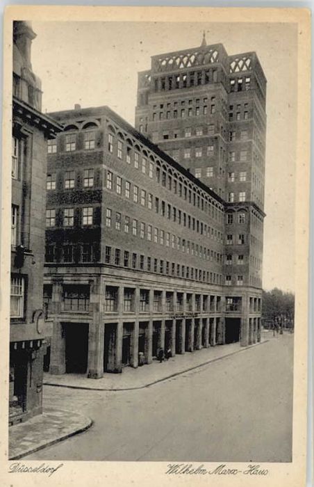 DuessELDORF  CITY ilhelm Marx Haus
