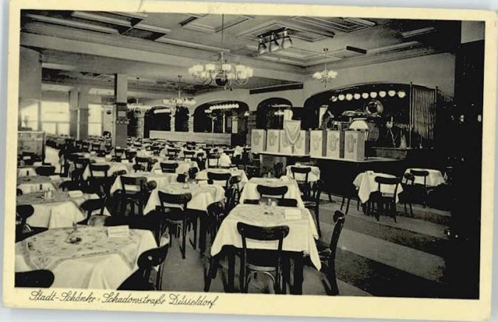 DuessELDORF  CITY tadt Schaenke Schadonstrasse x