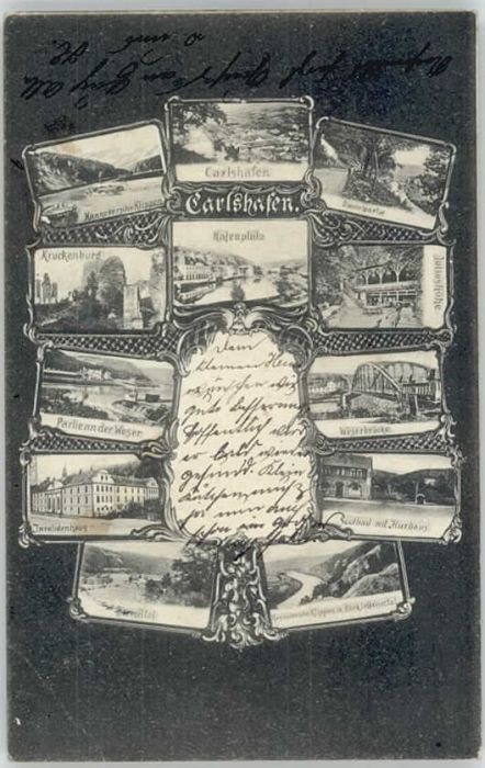 Bad Karlshafen Kruckenburg Weserbrücke