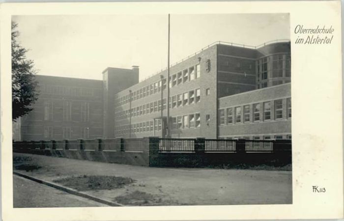 Hamburg [Stempelabschlag] Oberschule Alstertal