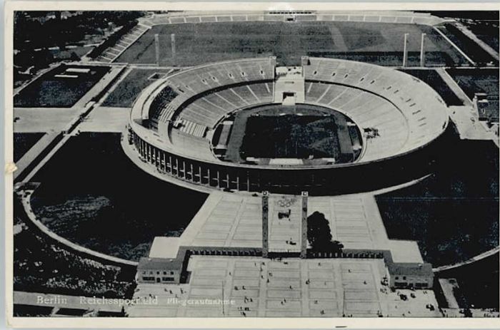 BERLIN  CITY Reichssportfeld Fliegeraufnahme