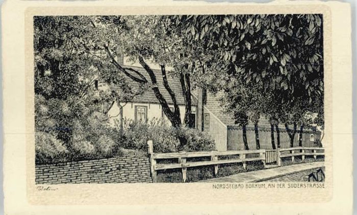 BORKUM Nordseebad Niedersachsen Suderstrasse