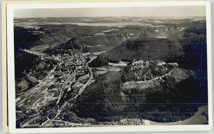 Urach Bad Urach Fliegeraufnahme
