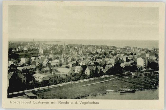 Cuxhaven Nordseebad Cuxhaven Fliegeraufnahme
