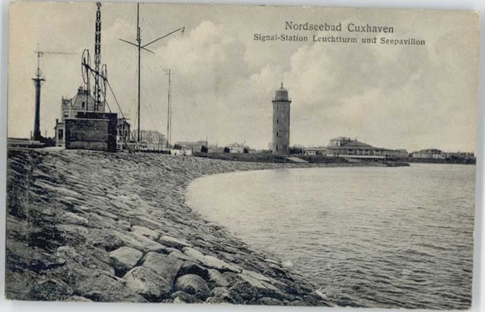 Cuxhaven Nordseebad Cuxhaven Leuchtturm
