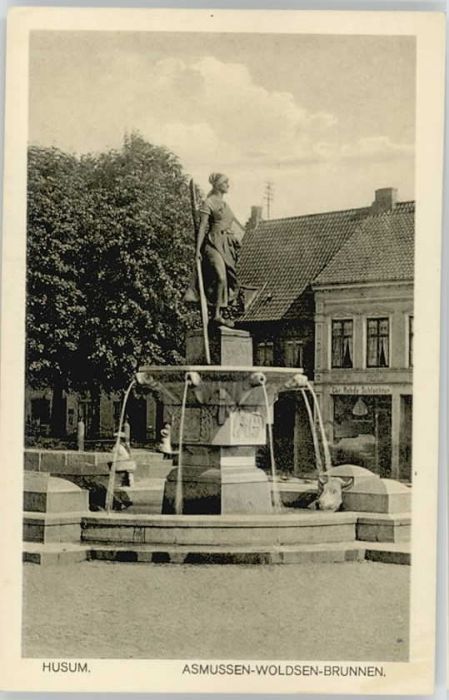 Husum Nordfriesland Husum Asmussen Woldsen Brunnen