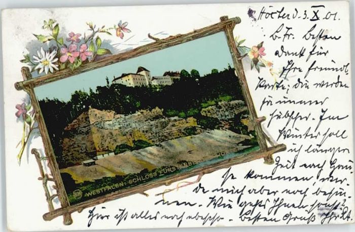 Hoexter Weser Höxter Schloss Fürstenberg x