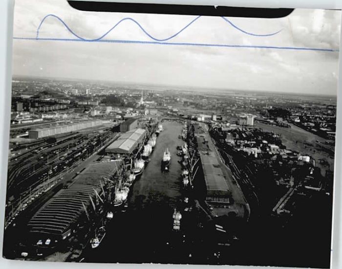 BREMEN  CITY Fliegeraufnahme