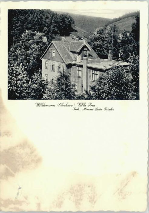 Wildemann Harz Goslar Niedersachsen Villa Ina