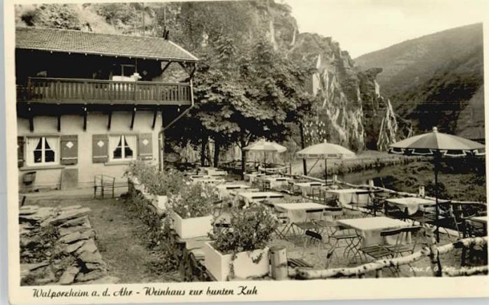 Walporzheim Weinhaus zur bunten Kuh