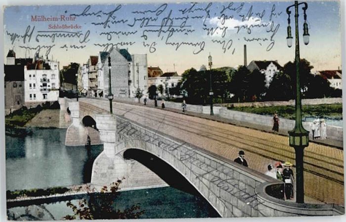 Muelheim Ruhr chloss Brücke x