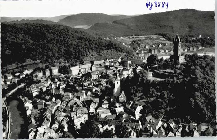 Dillenburg Hessen Fliegeraufnahme