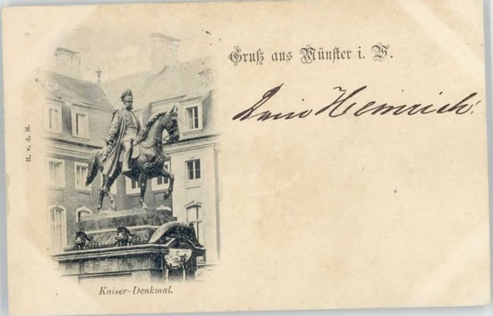 Muenster Westfalen aiser Denkmal