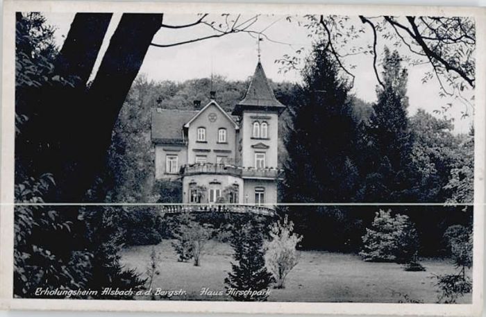 Alsbach Bergstrasse Alsbach Haus Hirschpark