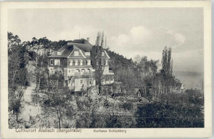 Alsbach Bergstrasse Alsbach Kurhaus Schlossberg