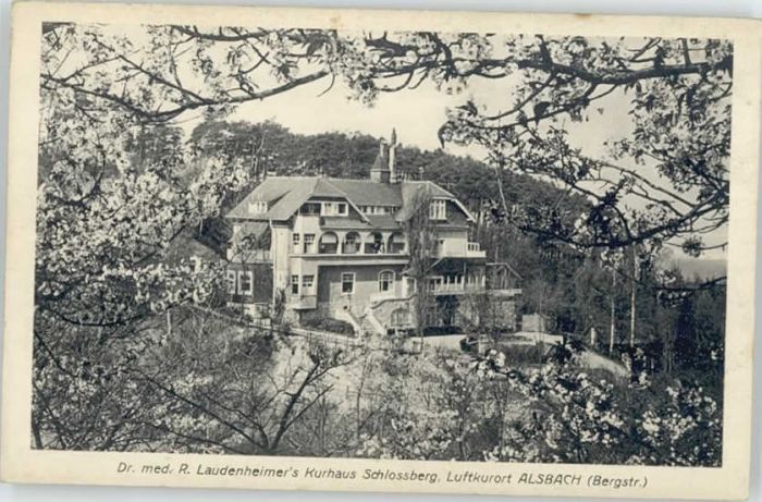 Alsbach Bergstrasse Alsbach Kurhaus Schlossberg