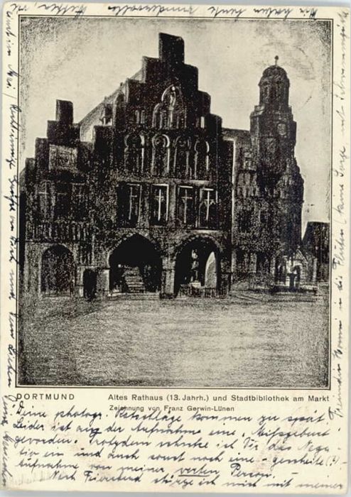 DORTMUND  CITY KuenstlerFranz Gerwin Luenen x