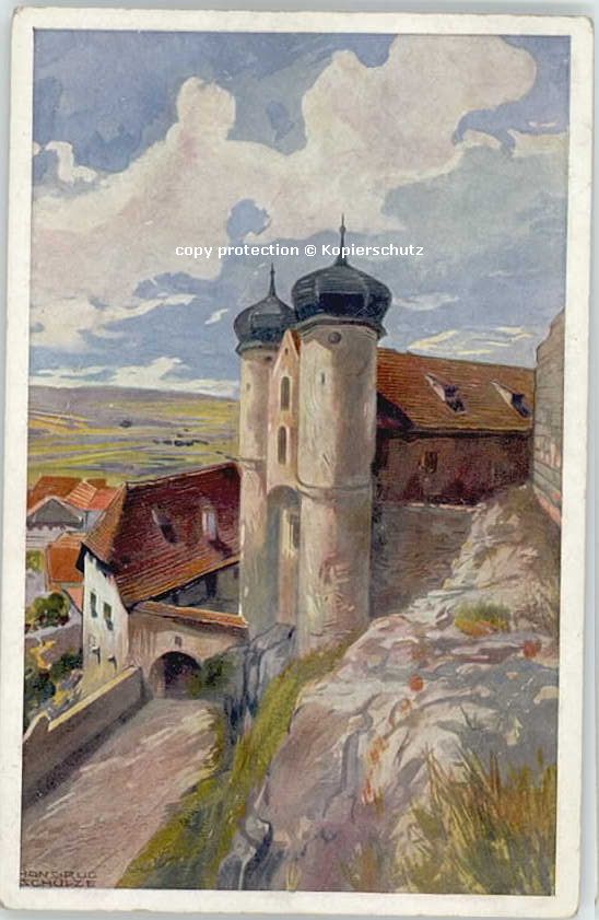 Parsberg Oberpfalz Schloss KünstlerProf. Hans Rud. Schulze