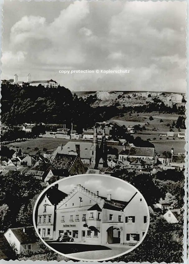 Beilngries Gasthof Krone ungelaufen ca. 1965