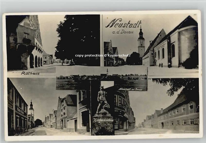 Neustadt Donau  ungelaufen ca. 1930