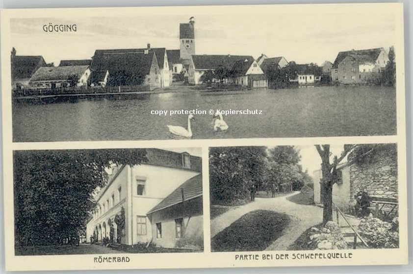 Bad Goegging ungelaufen ca. 1920