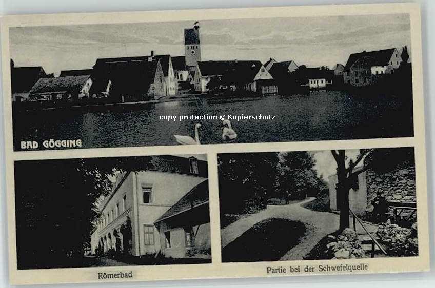 Bad Goegging ungelaufen ca. 1920